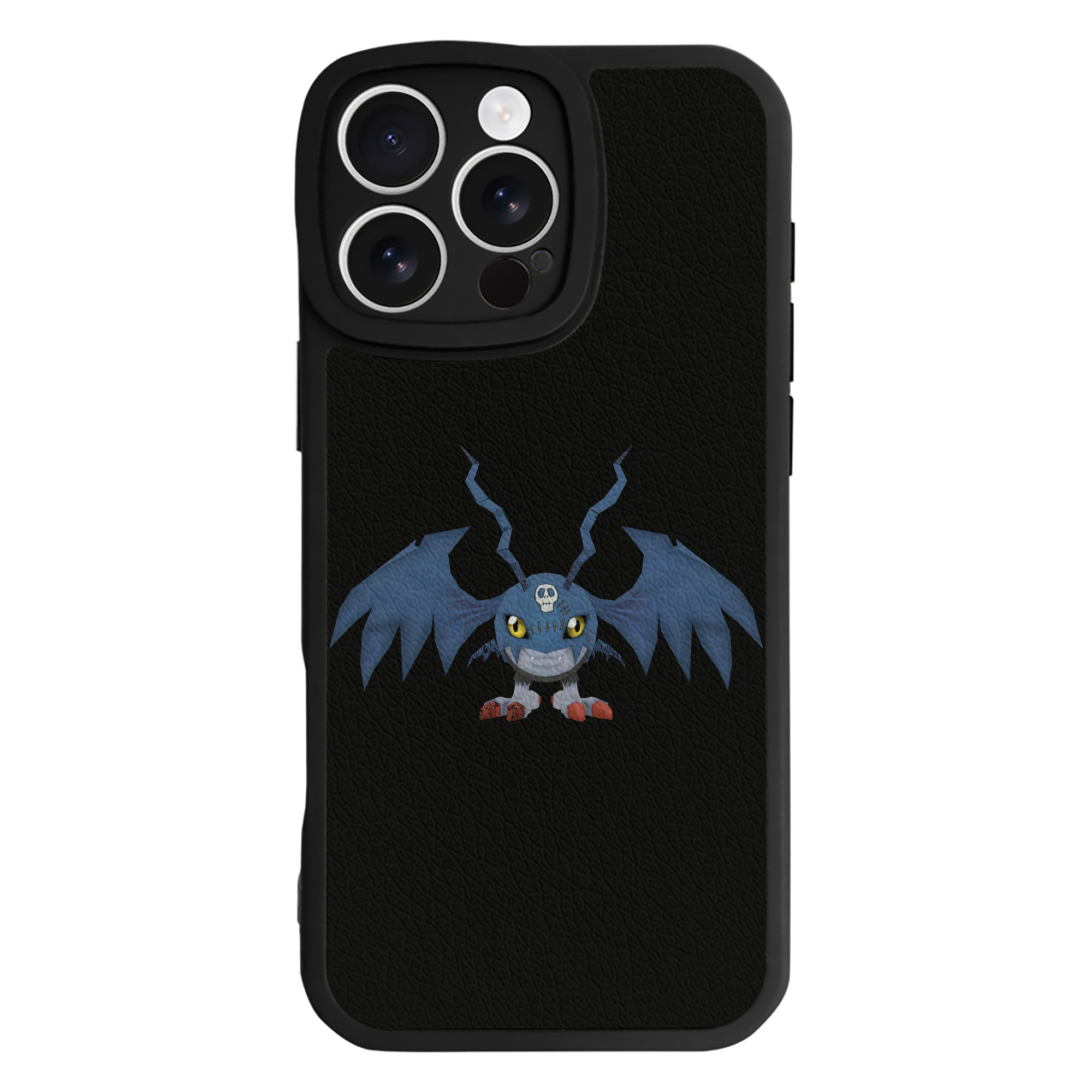 （画像用） Digimon デジタルモンスター/デジモン 【iPhone 16シリーズ対応】シリコンスマホケース（レザー調） 材質：シリコン